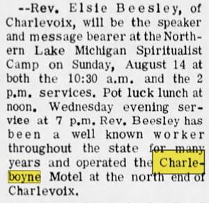 Charleboyne Motel - Aug 1966 Article (newer photo)